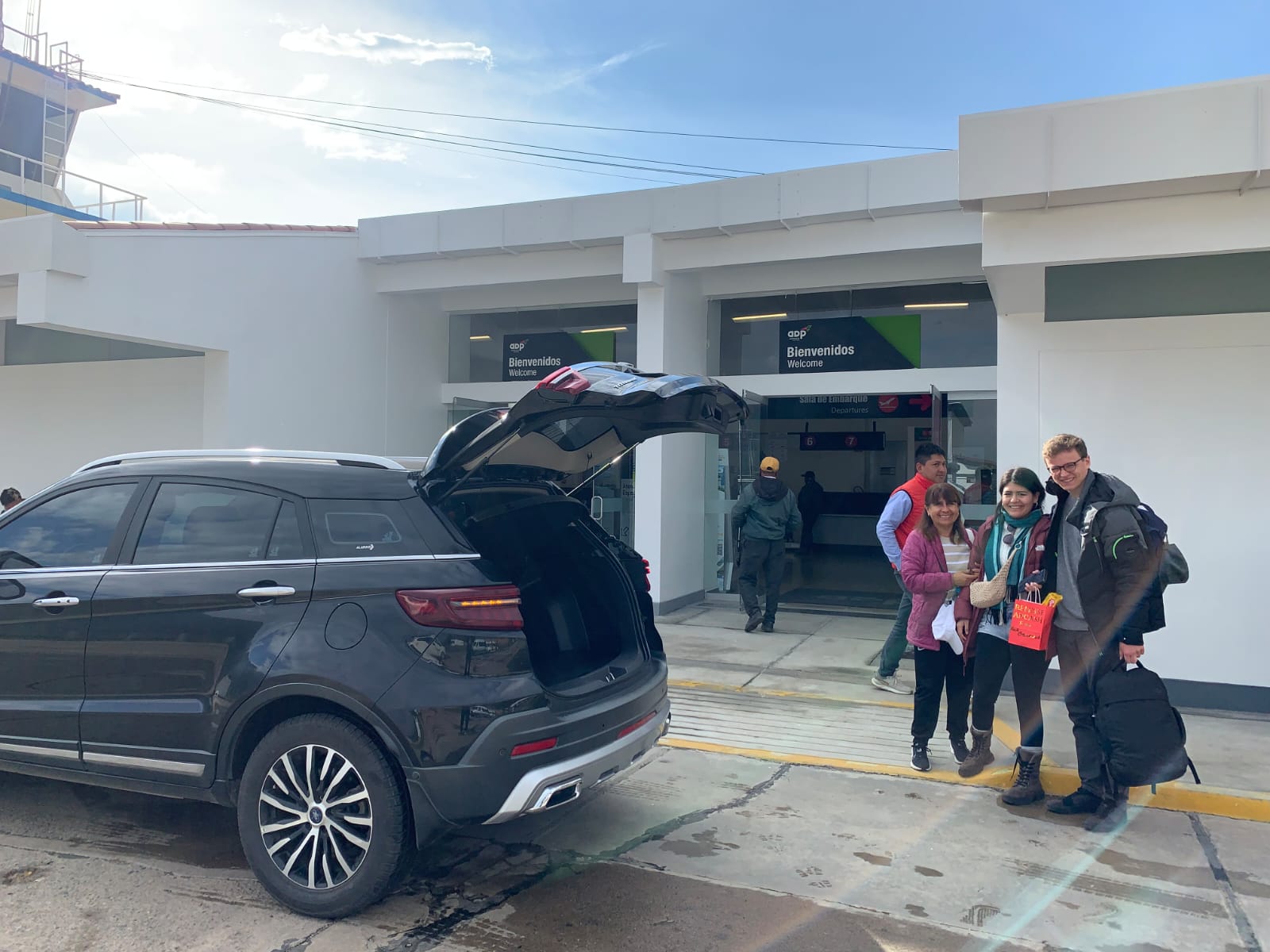 Recepción en Aeropuerto
